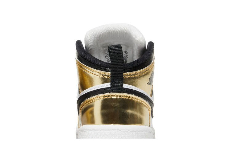 Кроссовки Air Jordan 1 Mid SE TD 'Metallic Gold'