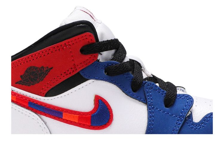 Кроссовки Air Jordan 1 Mid SE TD 'Multicolored Swoosh'