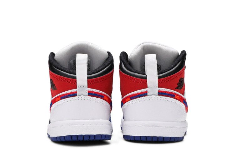 Кроссовки Air Jordan 1 Mid SE TD 'Multicolored Swoosh'