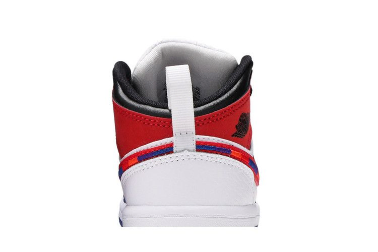 Кроссовки Air Jordan 1 Mid SE TD 'Multicolored Swoosh'