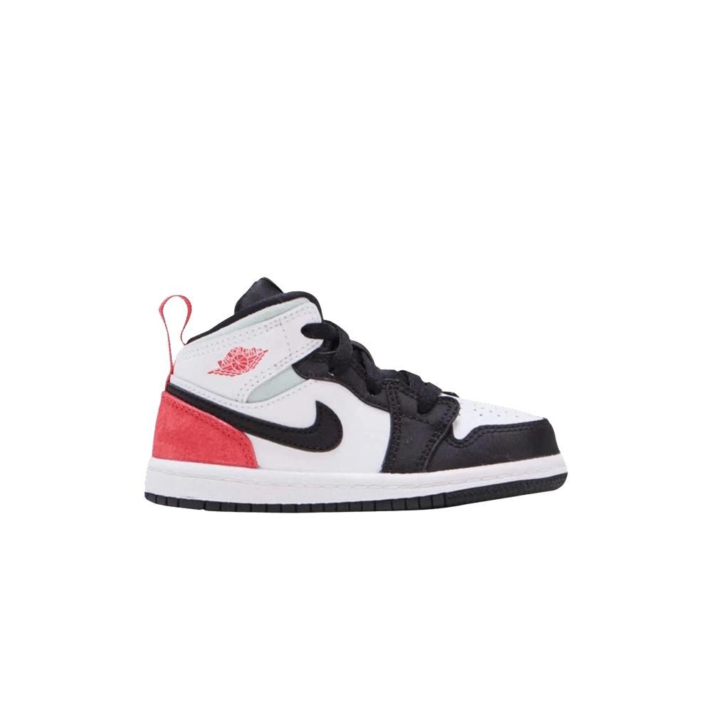 Кроссовки Air Jordan 1 Mid SE TD 'Red Black Toe'