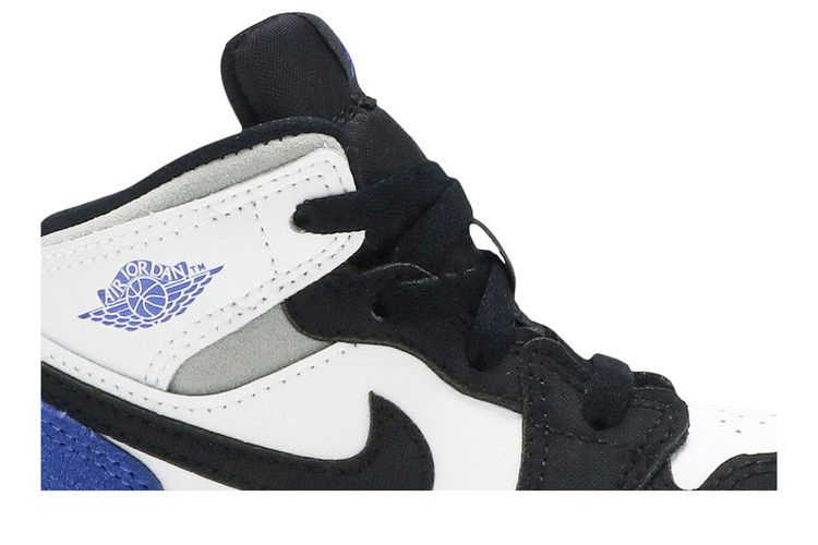 Кроссовки Air Jordan 1 Mid SE TD 'Royal Black Toe'