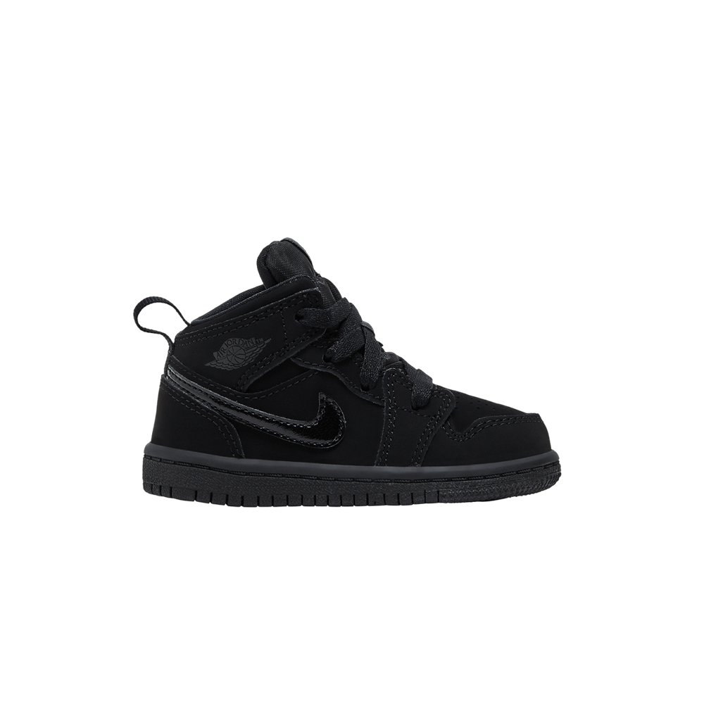 Кроссовки Air Jordan 1 Mid TD 'Triple Black'