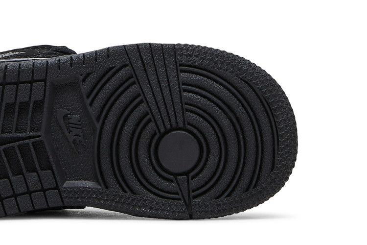 Кроссовки Air Jordan 1 Mid TD 'Triple Black'