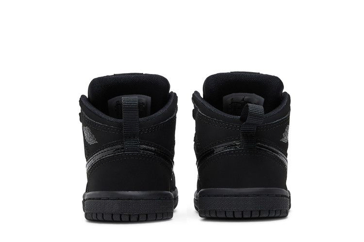 Кроссовки Air Jordan 1 Mid TD 'Triple Black'