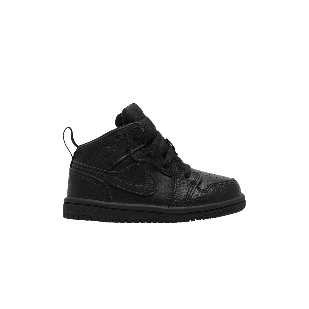 Кроссовки Air Jordan 1 Mid TD 'Triple Black'
