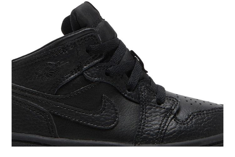 Кроссовки Air Jordan 1 Mid TD 'Triple Black'