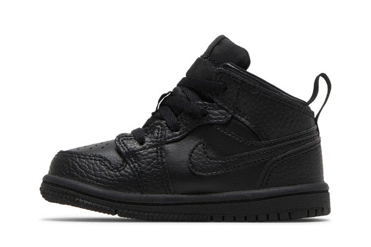 Кроссовки Air Jordan 1 Mid TD 'Triple Black'