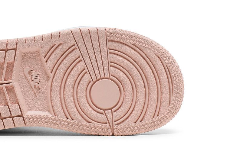 Кроссовки Air Jordan 1 Mid TD 'White Arctic Orange'