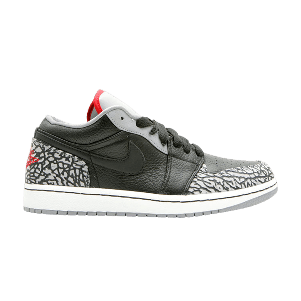 Кроссовки Air Jordan 1 Phat Low 'Black Cement'