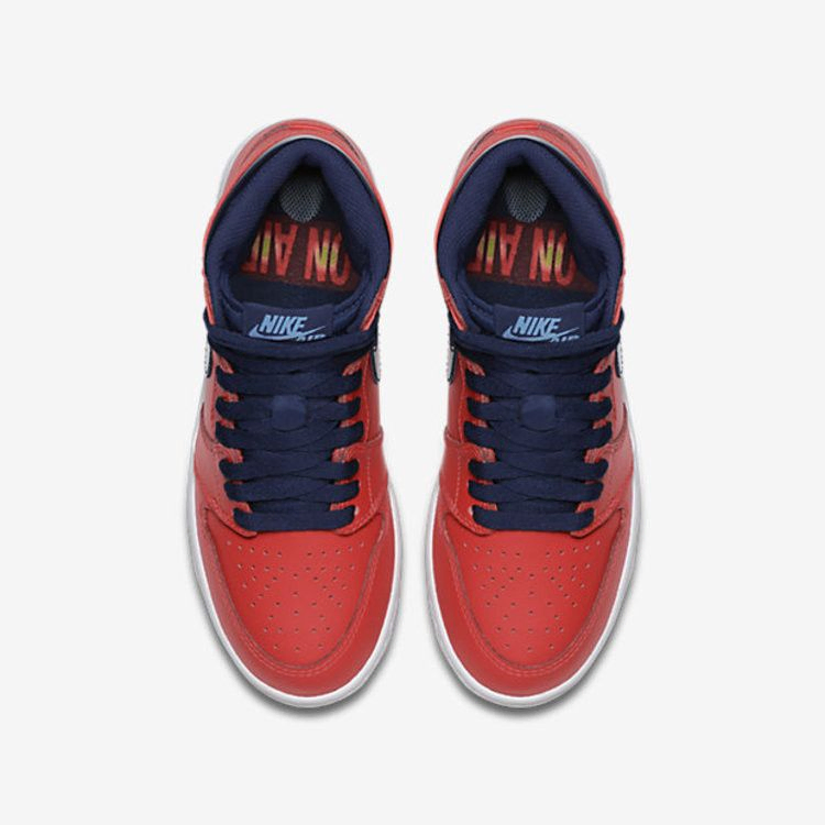 Кроссовки Air Jordan 1 Retro BG 'Letterman'