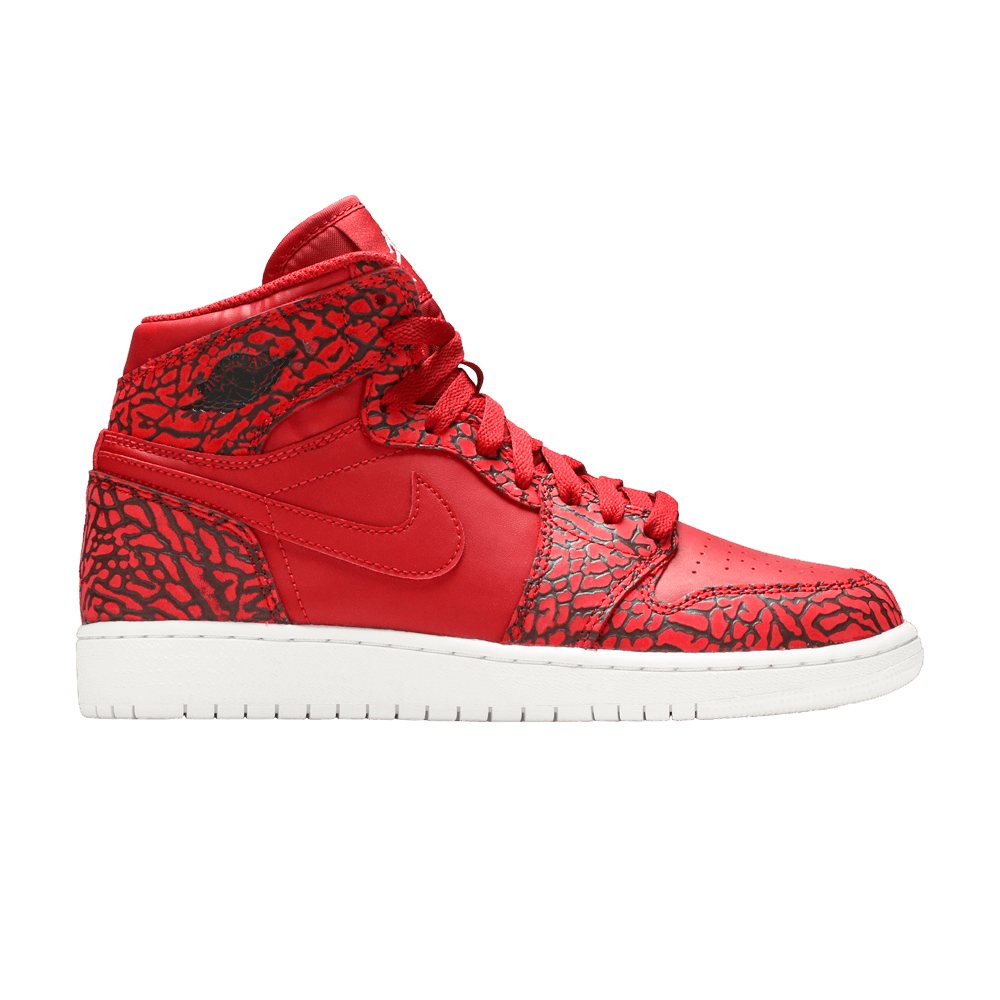 Кроссовки Air Jordan 1 Retro Hi Prem BG 'Red Elephant'