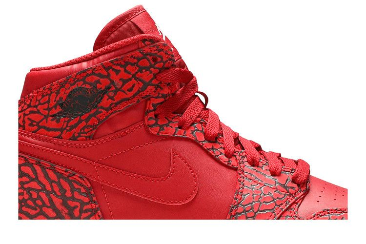 Кроссовки Air Jordan 1 Retro Hi Prem BG 'Red Elephant'