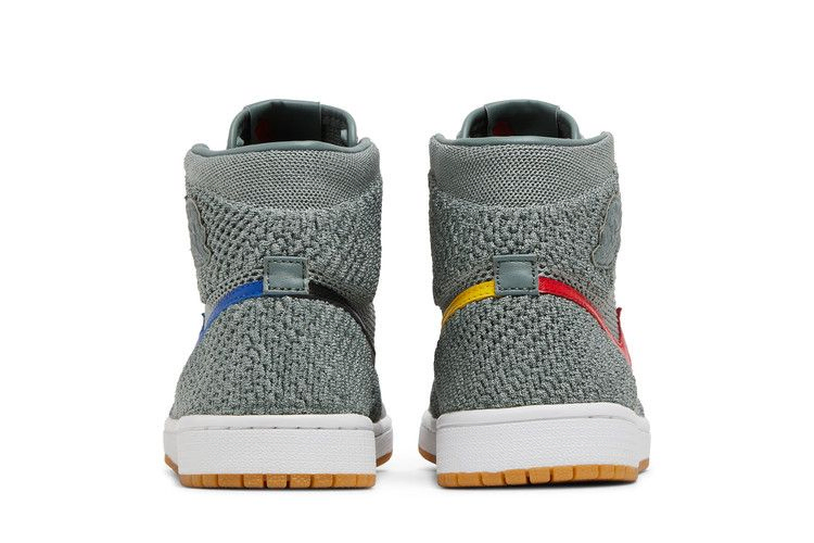 Кроссовки Air Jordan 1 Retro High Flyknit GS 'Clay Green'