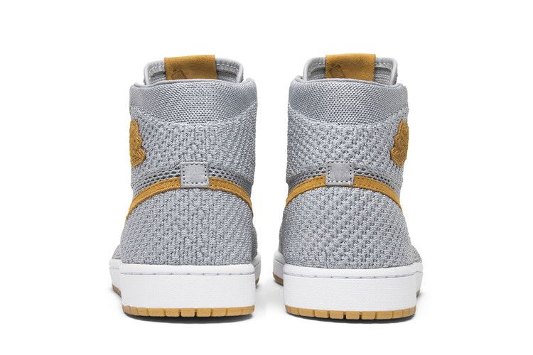 Кроссовки Air Jordan 1 Retro High OG Flyknit 'Wolf Grey'