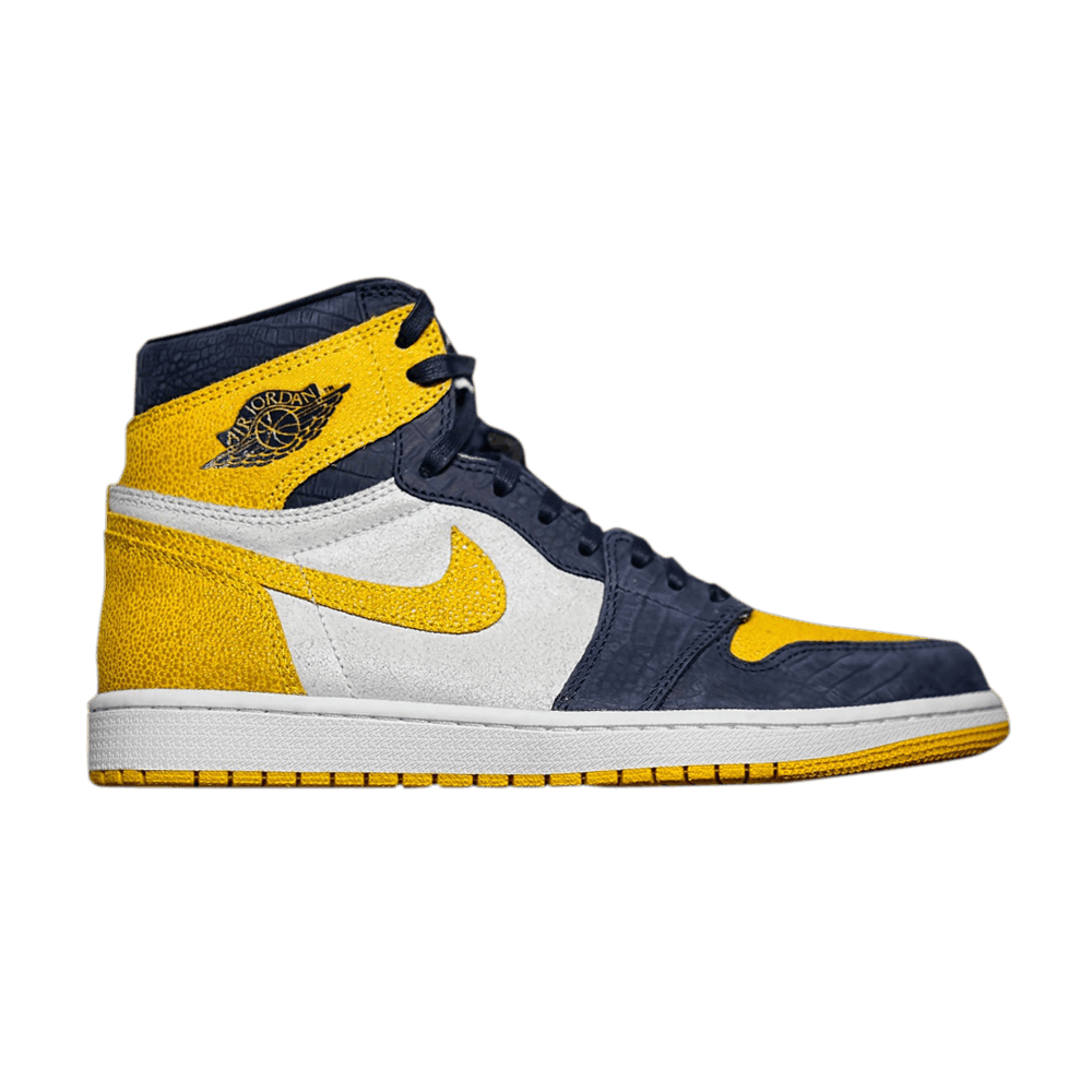 Кроссовки Air Jordan 1 Retro High OG 'Michigan Wolverines' PE