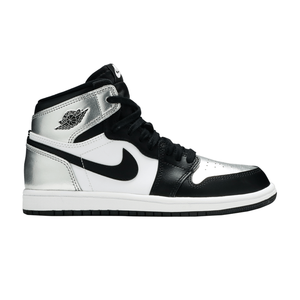 Кроссовки Air Jordan 1 Retro High OG PS 'Silver Toe'