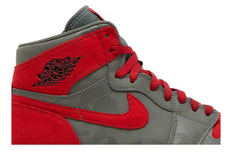 Кроссовки Air Jordan 1 Retro High Premium 'Red Camo'