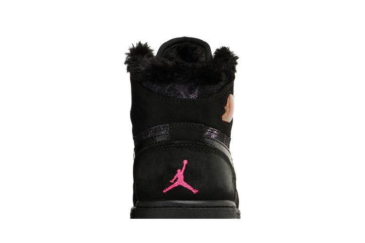 Кроссовки Air Jordan 1 Retro High Prem GS 'Black Vivid Pink'