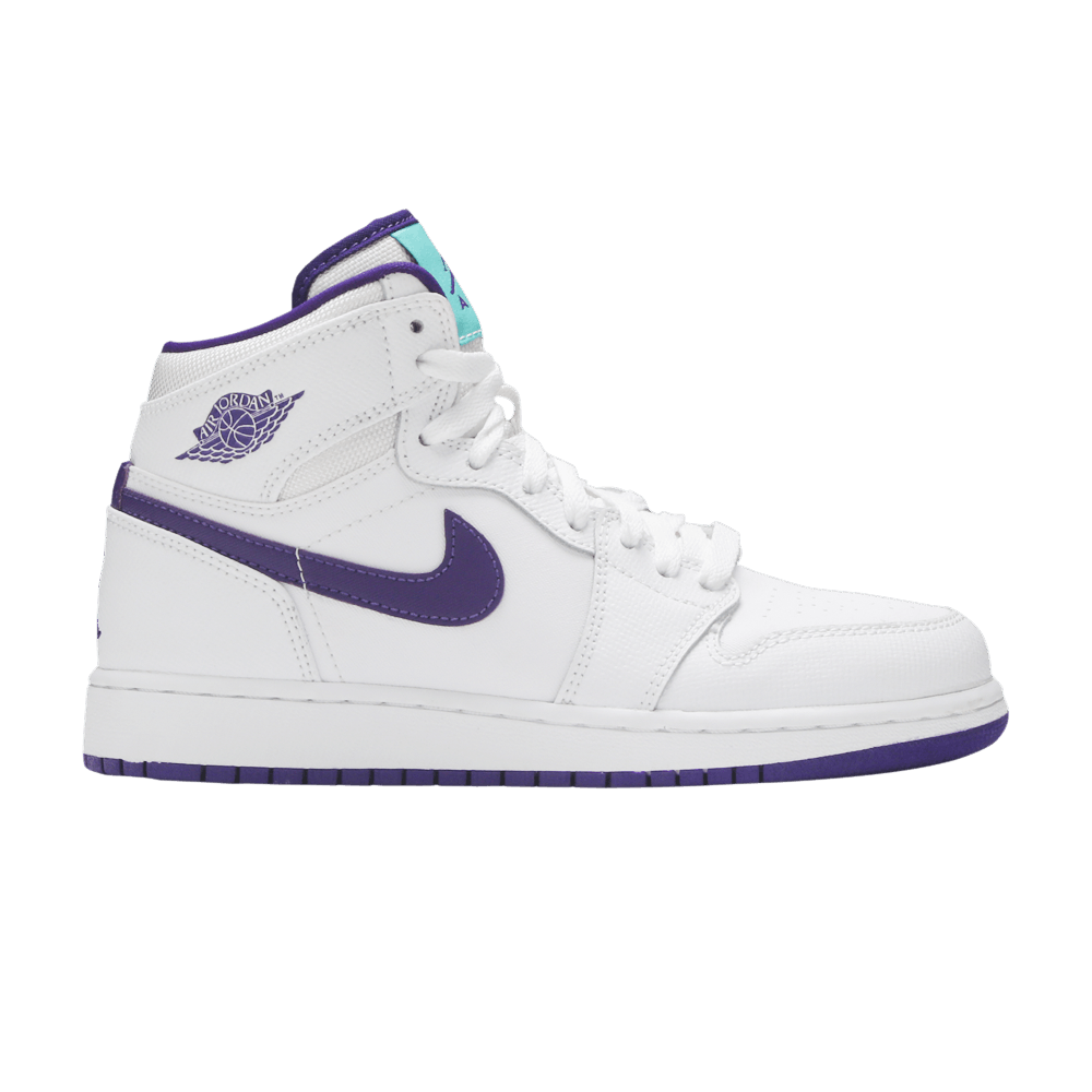 Кроссовки Air Jordan 1 Retro High GG 'White Court Purple'