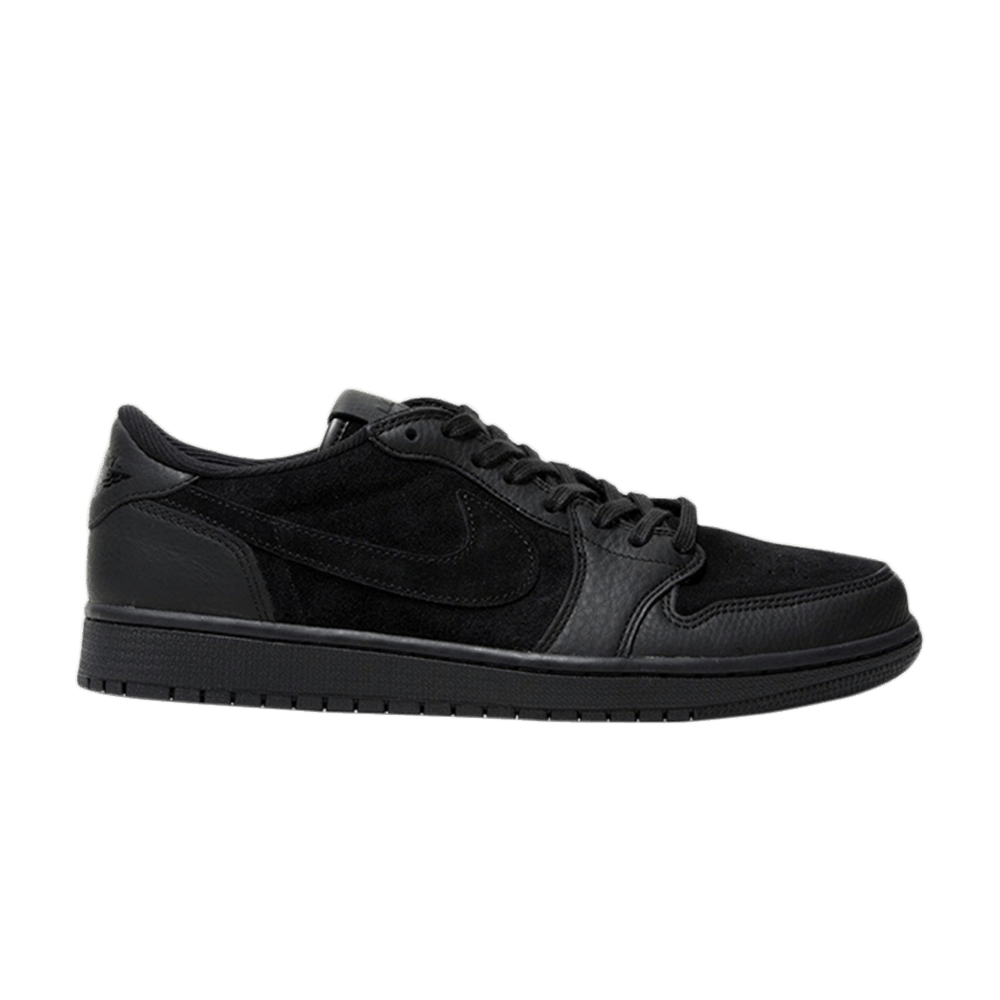 Кроссовки Air Jordan 1 Retro Low OG Premium 'Triple Black'