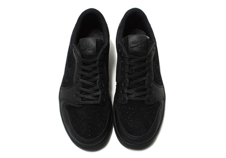 Кроссовки Air Jordan 1 Retro Low OG Premium 'Triple Black'