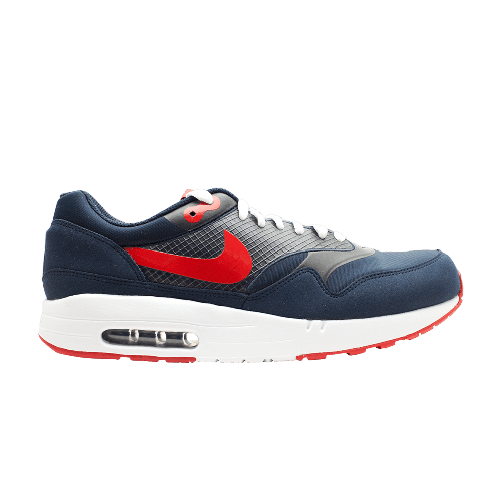 Кроссовки Nike Air Maxim 1+ 'Omega Pack - Obsidian Olympic Red'
