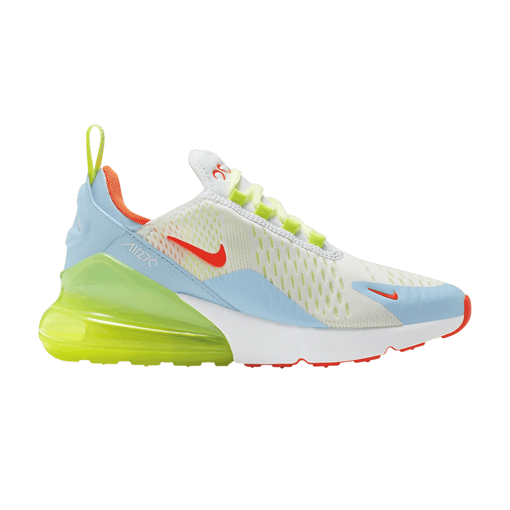 Кроссовки Nike Air Max 270 GS 'Blue Gaze Barely Volt'