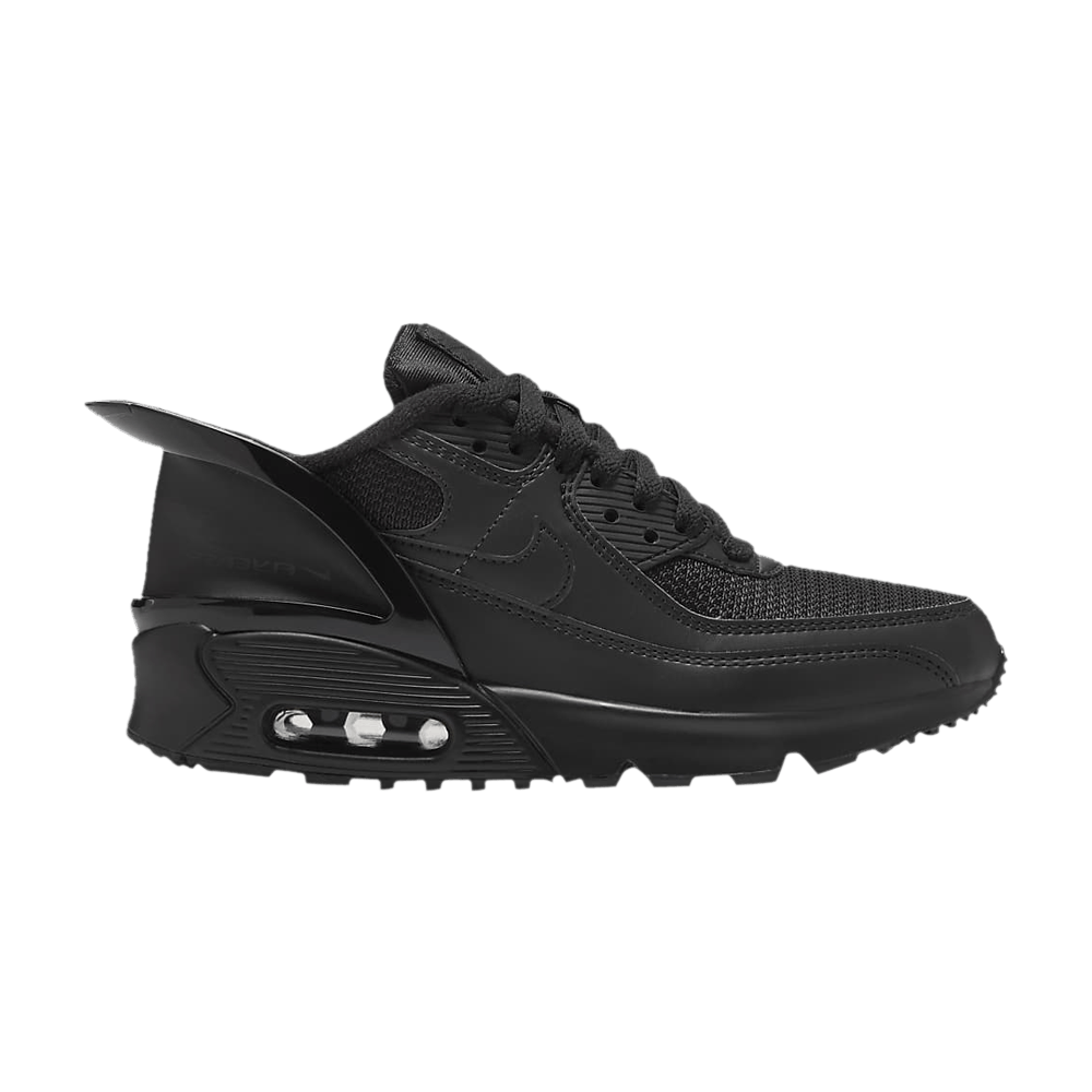 Кроссовки Nike Air Max 90 FlyEase GS 'Triple Black'