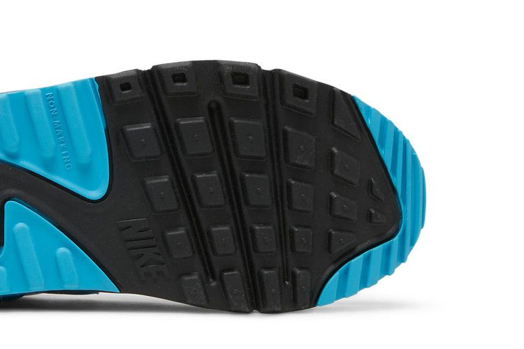 Кроссовки Nike Air Max 90 FlyEase GS 'White Industrial Blue'