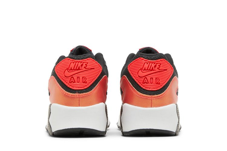 Кроссовки Nike Air Max 90 FP GS 'Black Laser Crimson'