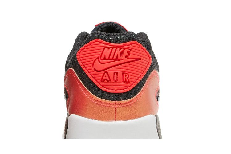Кроссовки Nike Air Max 90 FP GS 'Black Laser Crimson'