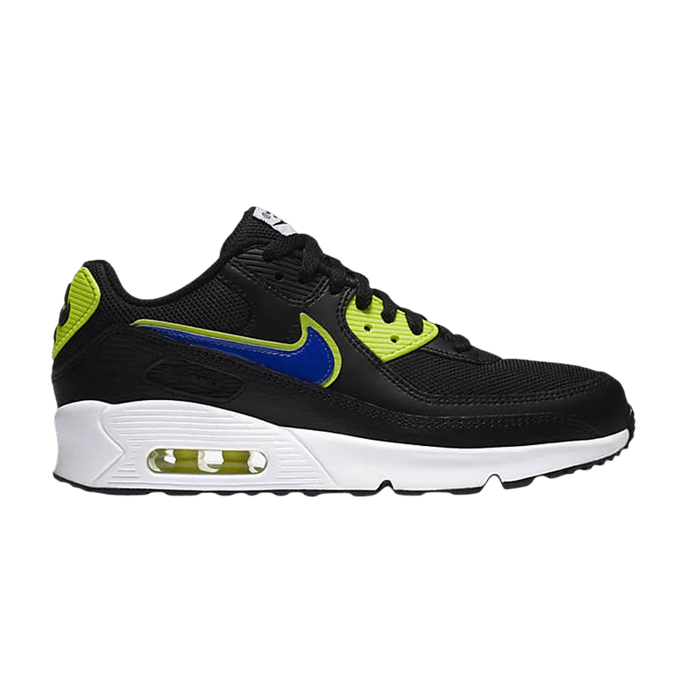 Кроссовки Nike Air Max 90 GS 'Black Volt Racer Blue'