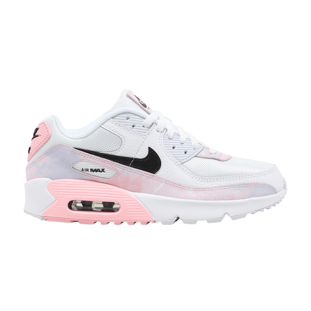 Кроссовки Nike Air Max 90 GS 'White Pink Tie-Dye'