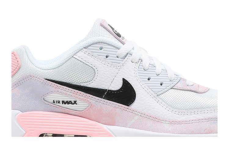 Кроссовки Nike Air Max 90 GS 'White Pink Tie-Dye'