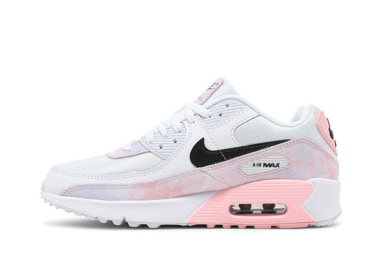 Кроссовки Nike Air Max 90 GS 'White Pink Tie-Dye'