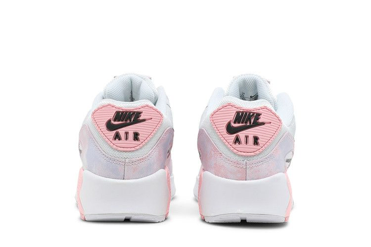 Кроссовки Nike Air Max 90 GS 'White Pink Tie-Dye'