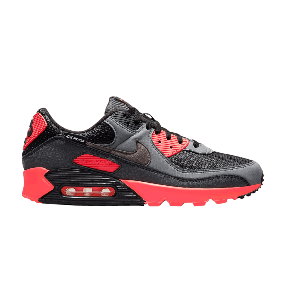 Кроссовки Nike Air Max 90 'Kiss My Airs - Black Laser Crimson'