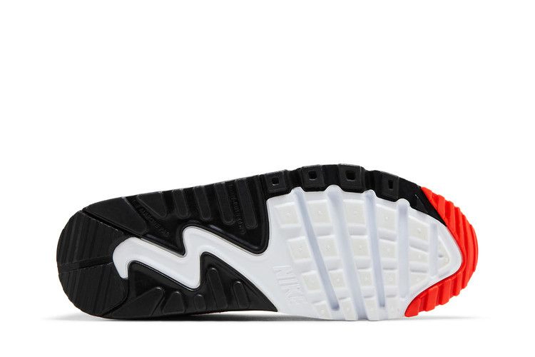 Кроссовки Nike Air Max 90 Leather GS 'Chrome Yellow Black Crimson'