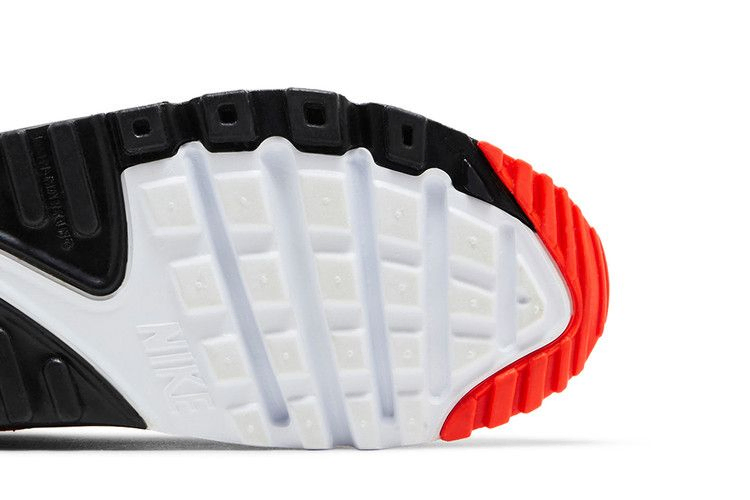 Кроссовки Nike Air Max 90 Leather GS 'Chrome Yellow Black Crimson'