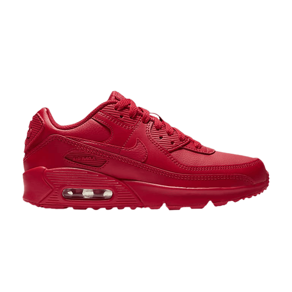 Кроссовки Nike Air Max 90 Leather GS 'University Red'