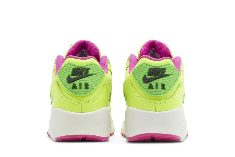 Кроссовки Nike Air Max 90 Leather GS 'Volt Fire Pink'