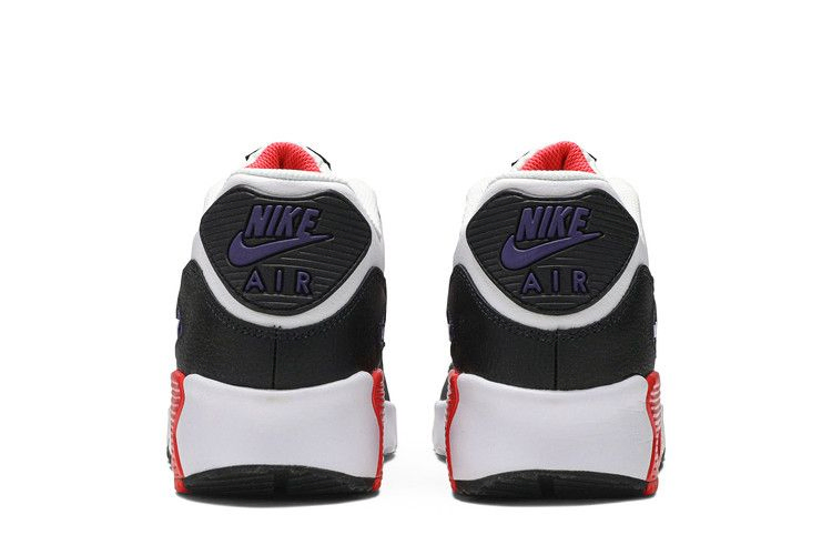 Кроссовки Nike Air Max 90 Leather GS 'White Bright Crimson'