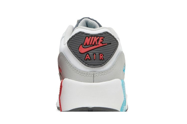 Кроссовки Nike Air Max 90 Leather GS 'White Chlorine Blue'