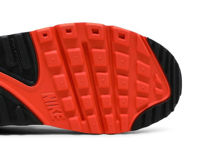 Кроссовки Nike Air Max 90 Leather GS 'White Turf Orange Speckled'