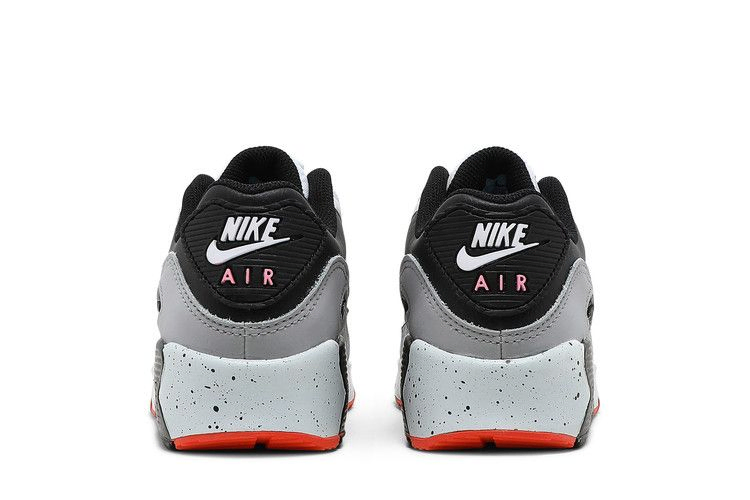 Кроссовки Nike Air Max 90 Leather GS 'White Turf Orange Speckled'