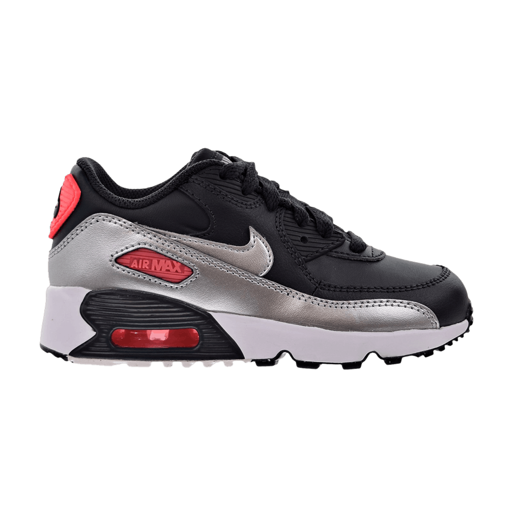 Кроссовки Nike Air Max 90 Leather PS 'Anthracite Metallic Silver'