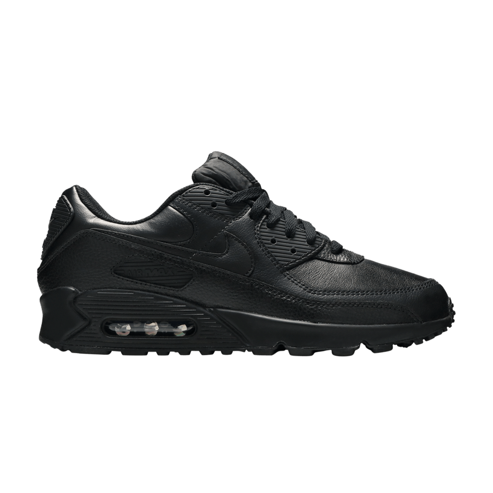 Кроссовки Nike Air Max 90 Leather 'Triple Black'
