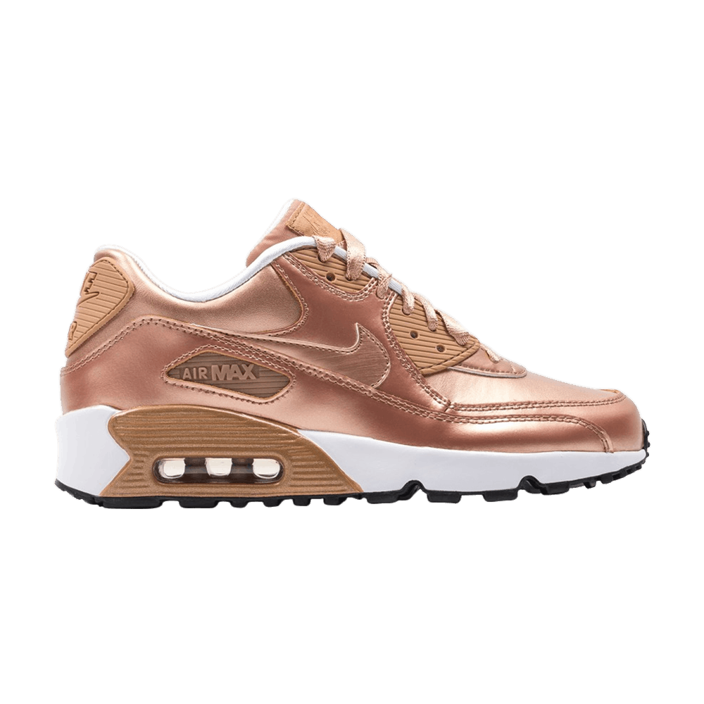 Кроссовки Nike Air Max 90 SE GS 'Metallic Bronze'