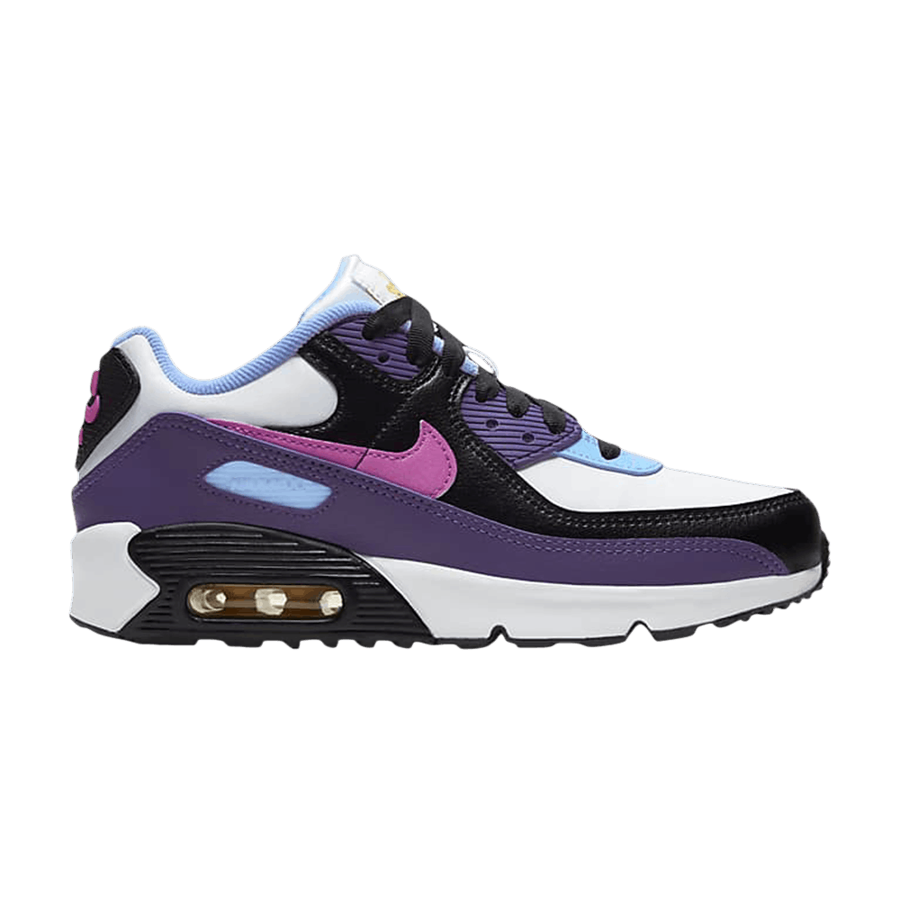 Кроссовки Nike Air Max 90 SE GS 'Eggplant Fuchsia'
